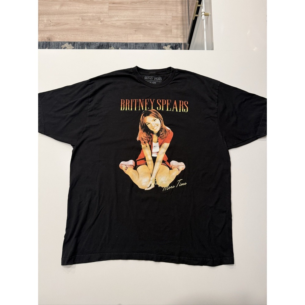 Britney Spears Baby One More Time T-Shirt Men's Black 3XL Graphic Tee 2021